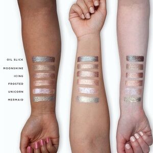 butter LONDON Glazen Eye Gloss frosted, and mermaid singles